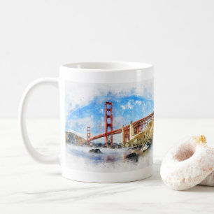 Golden Gate Bridge pastel in San Francisco Koffiemok