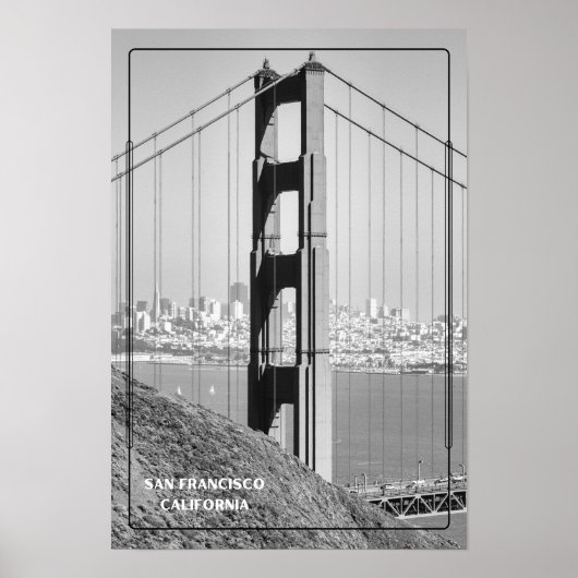 Golden Gate Bridge Poster (Voorkant)