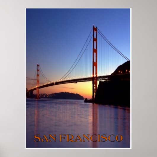 Golden Gate Bridge Poster (Voorkant)