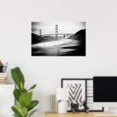 Golden Gate Bridge Poster (Thuiskantoor)