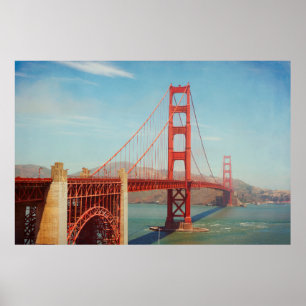 Golden gate bridge poster