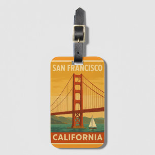 Golden Gate Bridge Retro – San Francisco Bagage La Bagagelabel