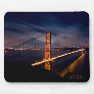 Golden Gate Bridge 's nachts Muismat