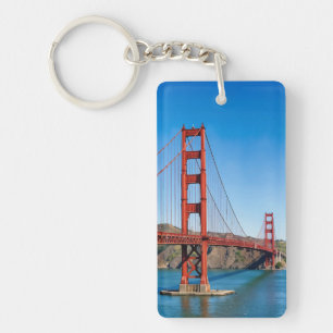 Golden Gate Bridge San Francisco Aquarel Sleutelhanger