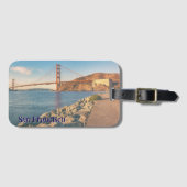 Golden Gate Bridge, San Francisco. Bagagelabel (Voorkant (horizontaal))