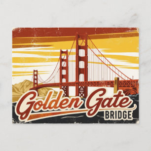 Golden Gate Bridge, San Francisco Briefkaart