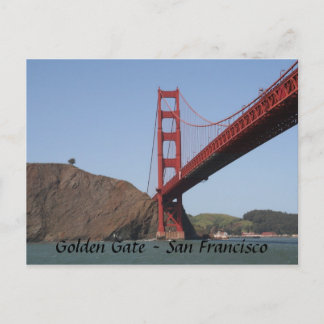 Golden Gate Bridge- San Francisco Briefkaart