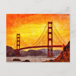 Golden Gate Bridge, San Francisco Briefkaart