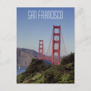 Golden Gate Bridge, San Francisco Briefkaart