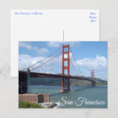 Golden Gate Bridge San Francisco CA Briefkaart (Voorkant / Achterkant)
