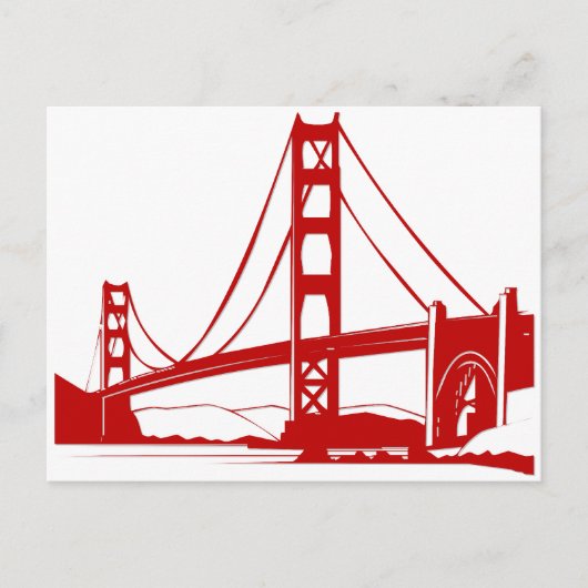 Golden Gate Bridge - San Francisco, CA Briefkaart (Voorkant)