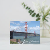 Golden Gate Bridge San Francisco CA Carte postale (Debout devant)