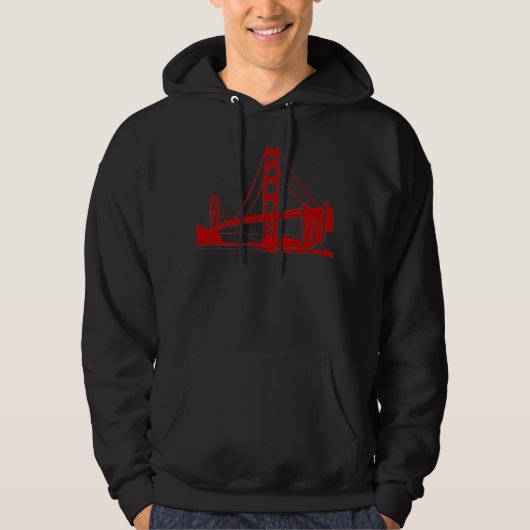 Golden Gate Bridge - San Francisco, CA Hoodie (Voorkant)