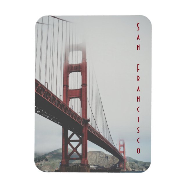 Golden Gate Bridge, San Francisco, CA Magnet (Vertical)