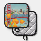 Golden Gate Bridge | San Francisco, CA Pannenlap (Voorkant / Achterkant)