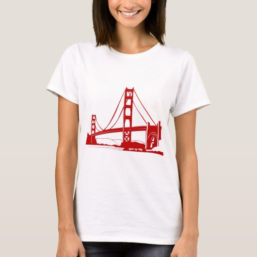 Golden Gate Bridge - San Francisco, CA T-shirt (Voorkant)