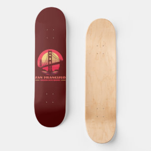 Golden Gate Bridge San Francisco California Skateboard