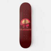 Golden Gate Bridge San Francisco California Skateboard (Voorkant)