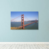 Golden Gate Bridge, San Francisco, Californië, 3 Canvas Afdruk (Insitu (Houten vloer))