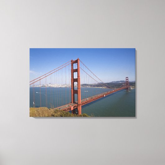 Golden Gate Bridge, San Francisco, Californië, 3 Canvas Afdruk (Voorkant)