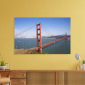 Golden Gate Bridge, San Francisco, Californië, 3 Canvas Afdruk (Insitu (Woonkamer))