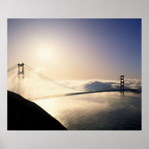 Golden Gate Bridge, San Francisco, Californië, 4 Poster