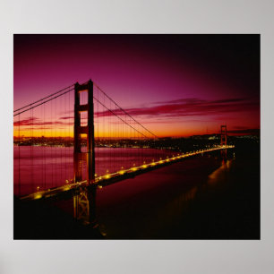 Golden Gate Bridge, San Francisco, Californië, 5 Poster