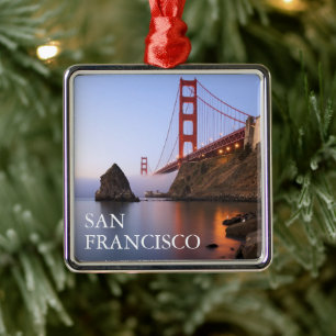 Golden Gate Bridge San Francisco Californië Metalen Ornament