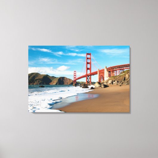 Golden Gate Bridge | San Francisco Canvas Afdruk (Voorkant)