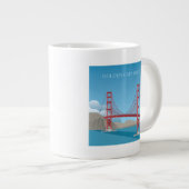 Golden Gate Bridge | San Francisco Extra Grote Beker (Voorkant rechts)
