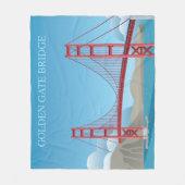 Golden Gate Bridge | San Francisco Fleece Deken (Voorkant)