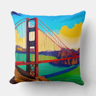 Golden Gate Bridge, San Francisco Kussen
