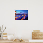 Golden Gate Bridge San Francisco Poster (Keuken)