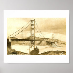 Golden Gate Bridge, San Francisco Poster