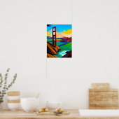Golden Gate Bridge, San Francisco Poster (Keuken)