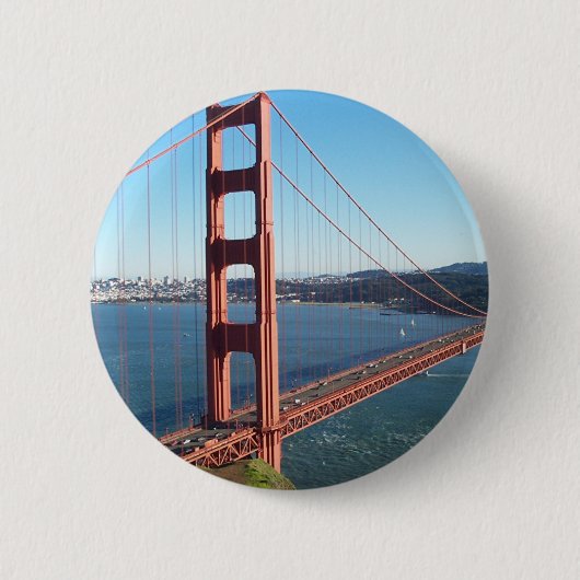 Golden Gate Bridge, San Francisco Ronde Button 5,7 Cm (Voorkant)