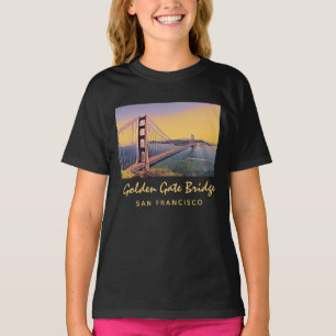Golden Gate Bridge San Francisco  schilderen T-shirt