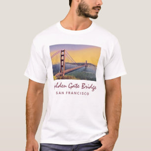 Golden Gate Bridge San Francisco schilderen T-shirt