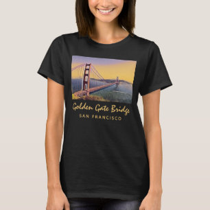 Golden Gate Bridge San Francisco  schilderen T-shirt