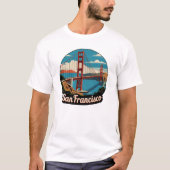 Golden Gate Bridge San Francisco T-shirt (Voorkant)