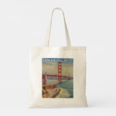  Golden Gate Bridge, San Francisco Tote Bag (Achterkant)