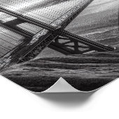 Golden Gate Bridge San Francisco Travel Art Poster (Coin)