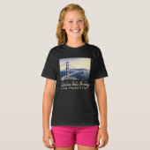 Golden Gate Bridge San Francisco Waterverf Art T-shirt (Voorkant volledig)