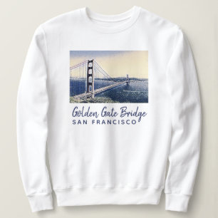 Golden Gate Bridge San Francisco Waterverf Art Trui