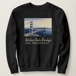 Golden Gate Bridge San Francisco Waterverf Art Trui