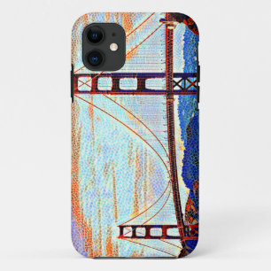 Golden Gate Bridge schilderij iPhone 11 Hoesje