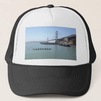 Golden Gate bridge-shirten met uitwijkkano Trucker Pet