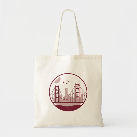 Golden Gate Bridge Skyline Tote Bag (Voorkant)