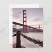 Golden Gate Bridge tegen bergen Briefkaart (Voorkant / Achterkant)