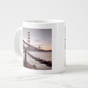 Golden Gate Bridge tegen bergen Extra Grote Mok
